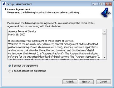 azureus BitTorrentのクライアントWindows vuze