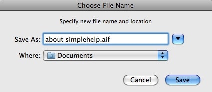main easyspeak window