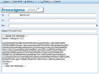 Freenigma encryption tool for gmail hotmail yahoo