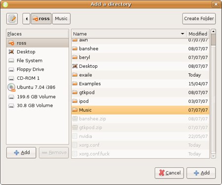 exaile music player