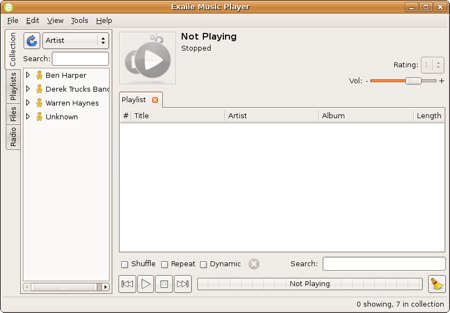 exaile music player
