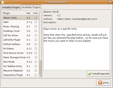exaile music player