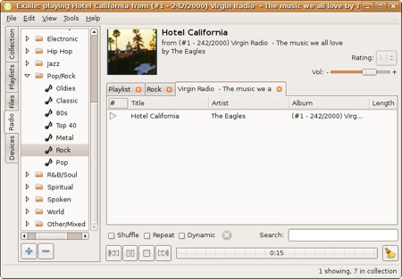 exaile music player