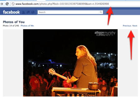 new Facebook photo layout