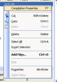create an audio cd with cdburner xp pro