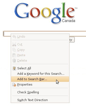 google search icon. in the Google Search box