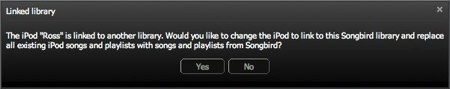 using songbird to manage your ipod