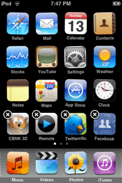 iphone/ipod touch springboard