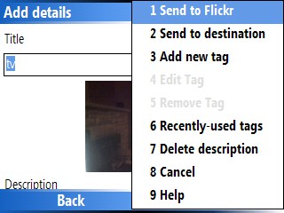 uploading pictures from your camera phone to flickr