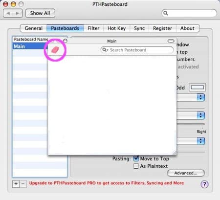 pthpaste appunti