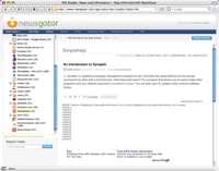 NewsGator Online AJAX Beta