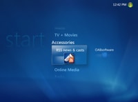 Vista Media Center RSS Reader