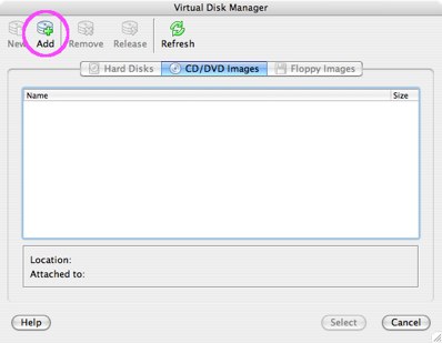 installing fedora 7 in virtualbox for os x