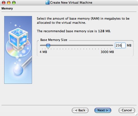 installing fedora 7 in virtualbox for os x