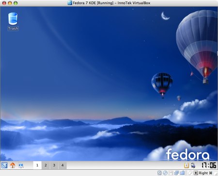 installing fedora 7 in virtualbox for os x