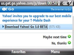 yahoo go home page