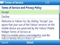 yahoo go terms of service