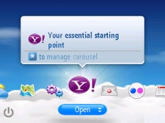 main yahoo go interface