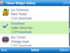 yahoo go friendfeed widget