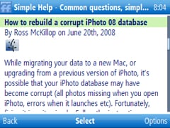 simple help, yahoo go mobilized version
