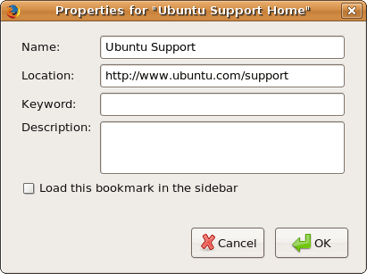 firefox bookmarks toolbar