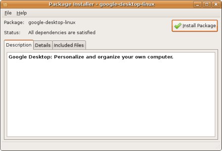 google desktop for linux