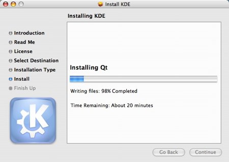 kde 4 on os x