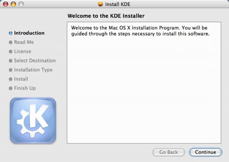 kde 4 on os x