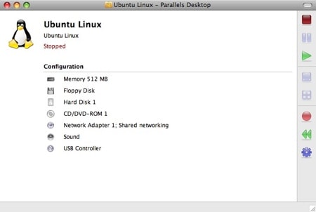 ubuntu 7.10 gutsy gibbon in parallels for os x
